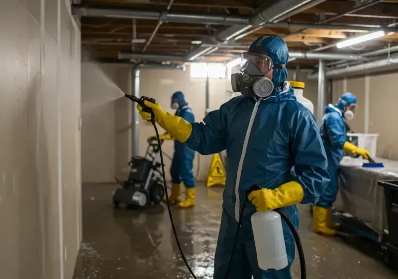 Basement Sanitization and Antimicrobial Treatment process in Childress, TX